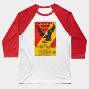 VINTAGE FIRECRACKER BLACK HAWK MADE IN MACAU Baseball T-Shirt